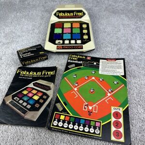 *READ* 1980 Fabulous Fred Electronic Game MEGO w/ Instructions Game Pieces Box